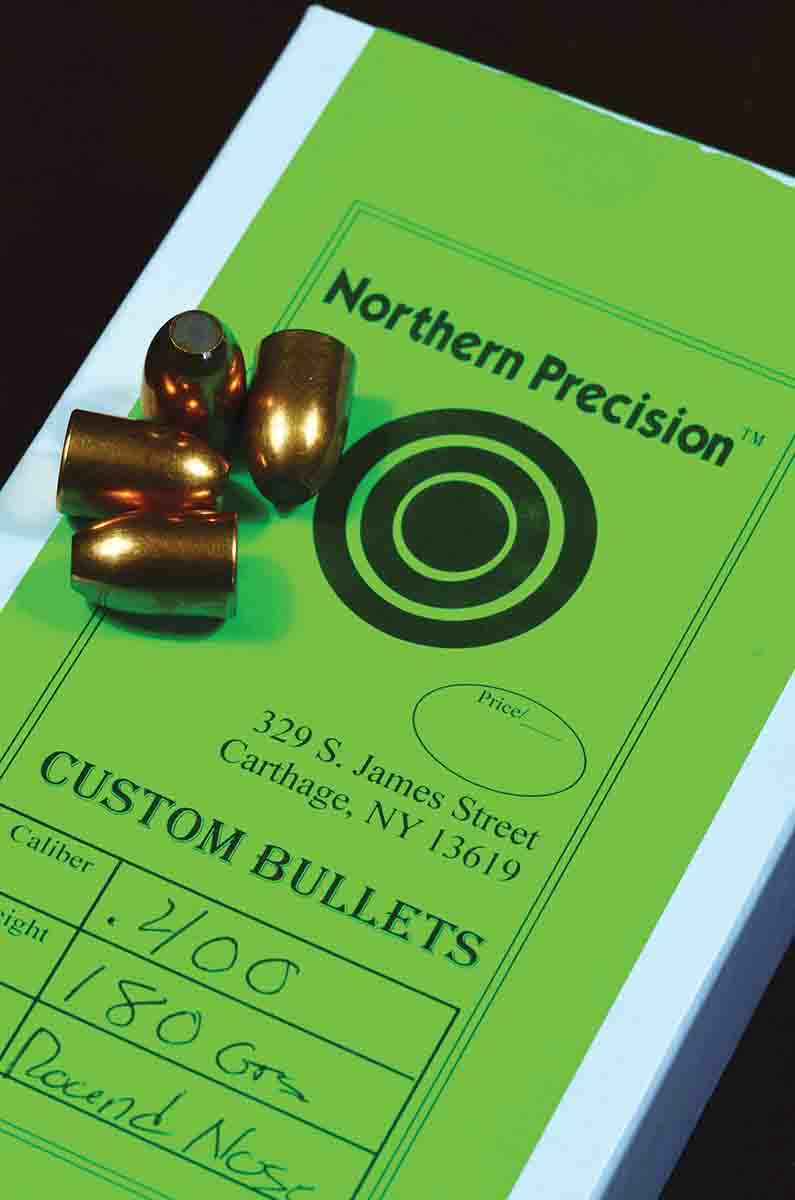 Bill Noody’s Northern Precision bullets.